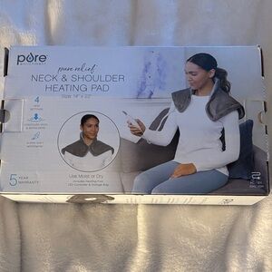 Pure Enrichment Neck & Shoulder Heating Pad - Gray